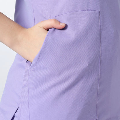 Safe Drapes Women's V-Neck (Lavender) Scrub