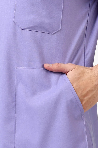 Safe Drapes Men's V-Neck (Lavender) Scrub