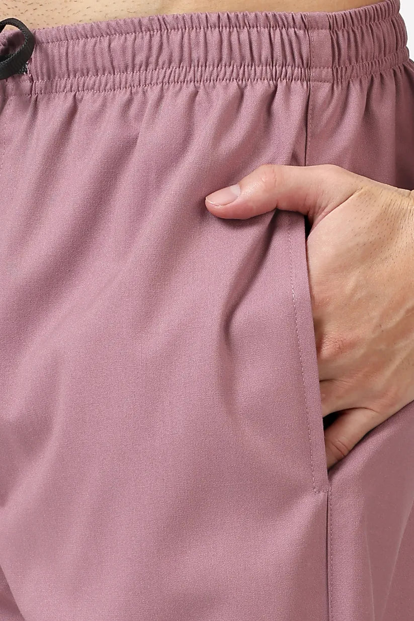 Safe Drapes Men's V-Neck (Dusty Rose) Scrub
