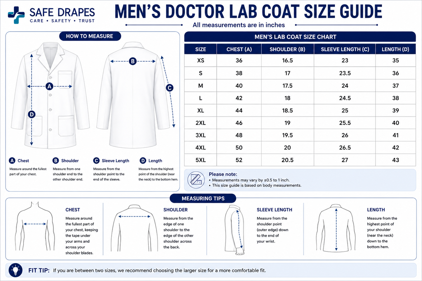 Safe Drapes Women's Professional Short Sleeve Full-Length Lab Coat