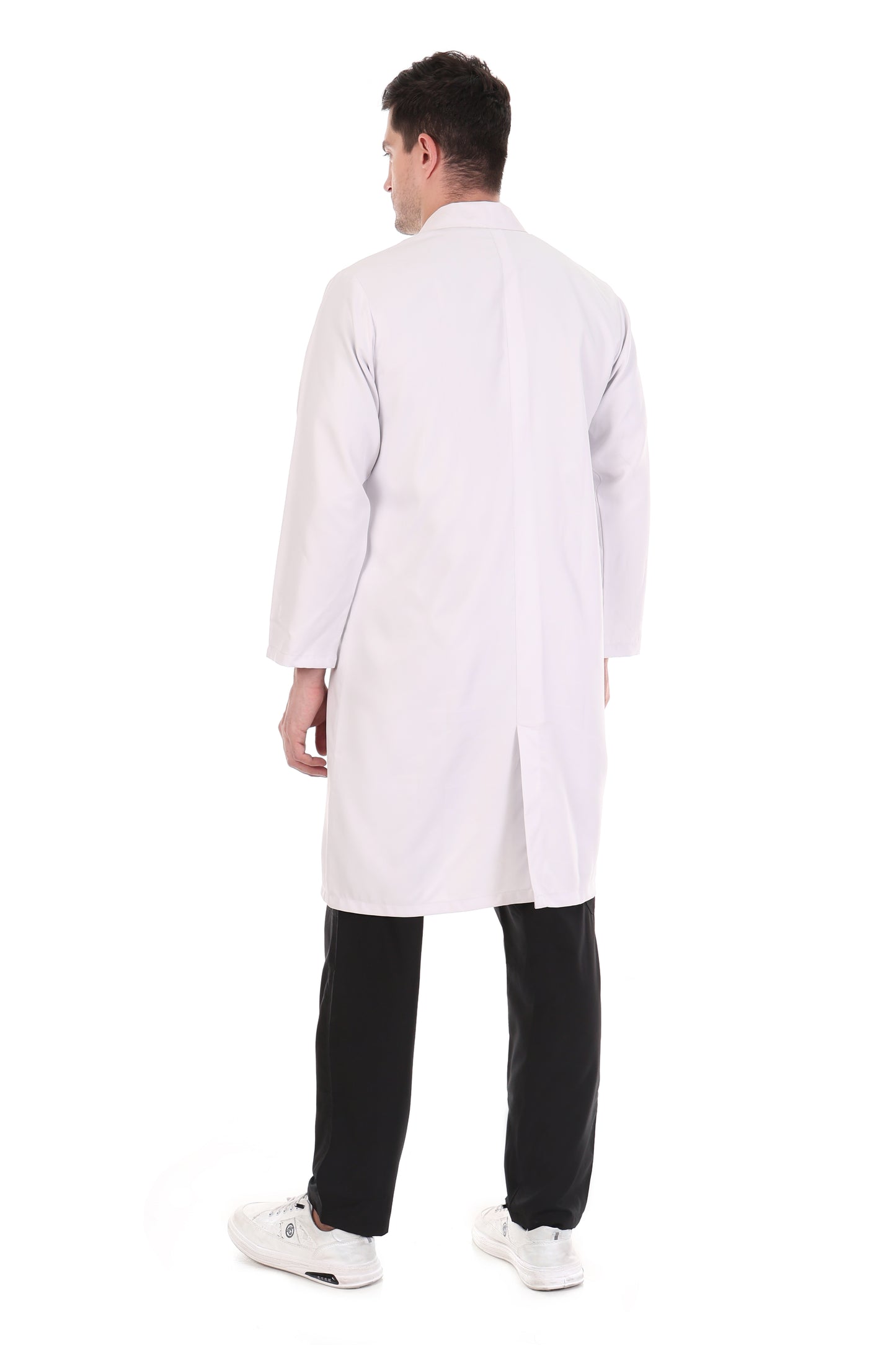 Safe Drapes Men's Professional Long Length Medical Lab Coat