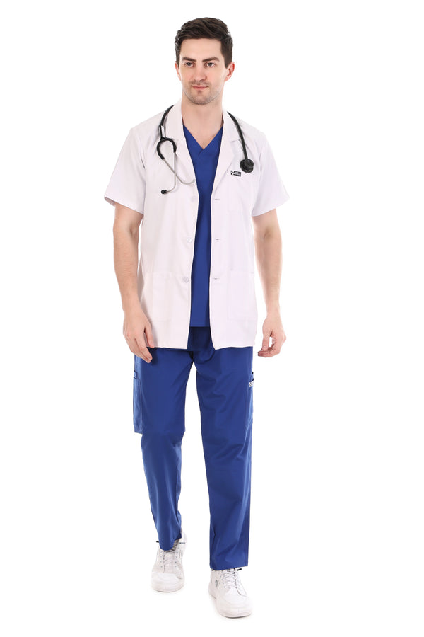 Safe Drapes Men's Professional Short Sleeve Lab Jacket
