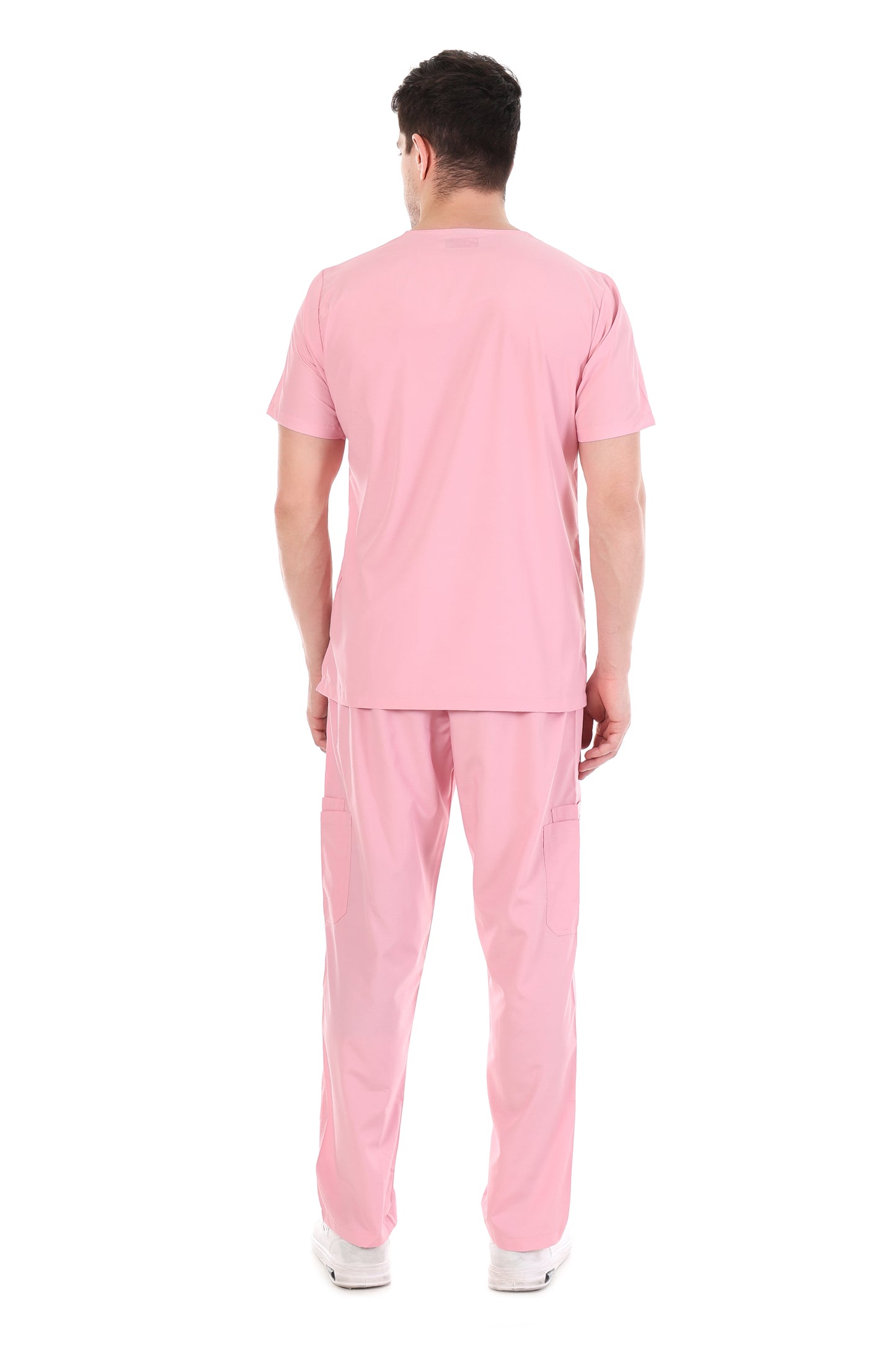 Safe Drapes Men's Professional V-Neck Medical Scrub Set