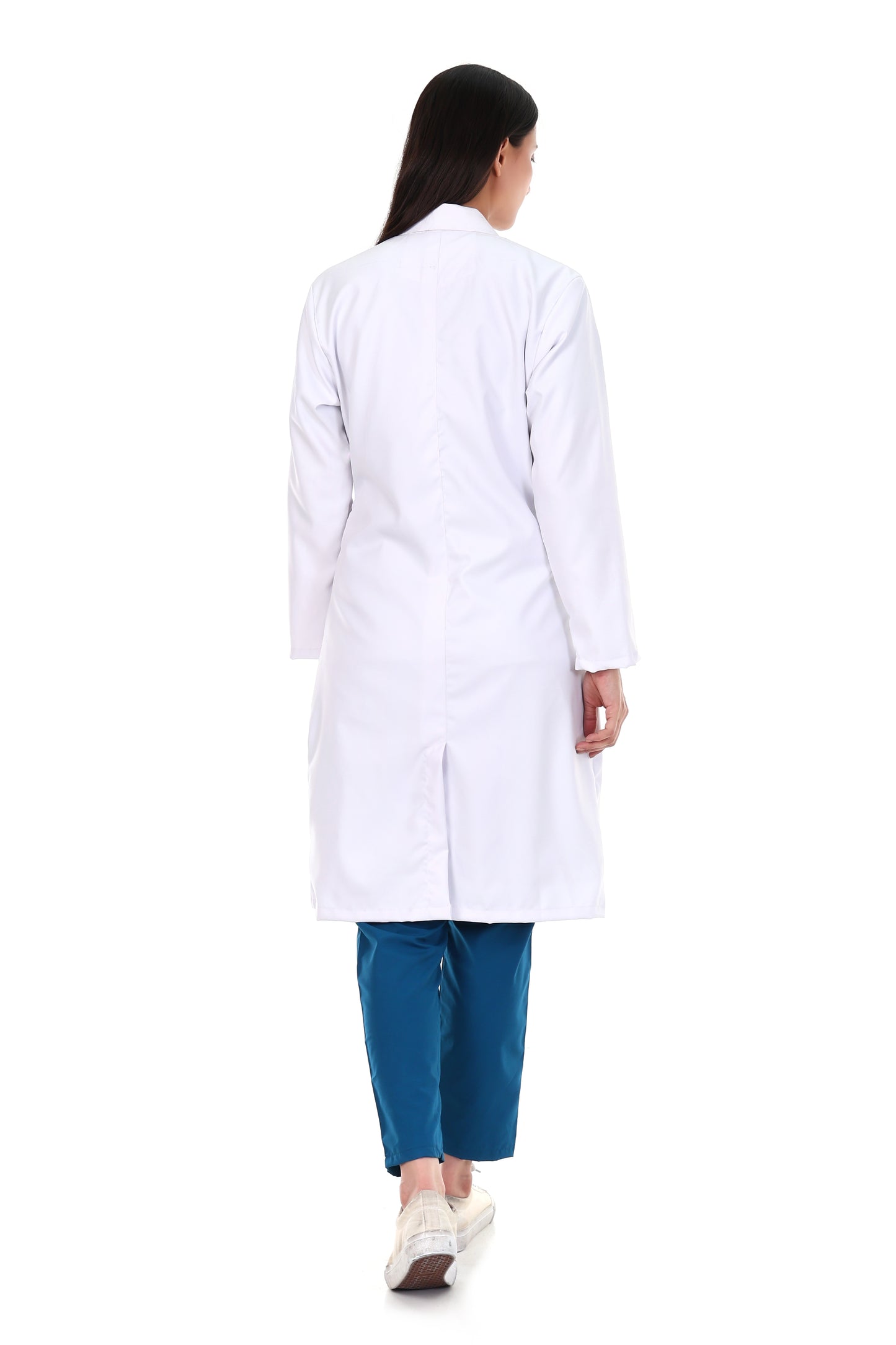 Safe Drapes Women's Professional Long Length Medical Lab Coat