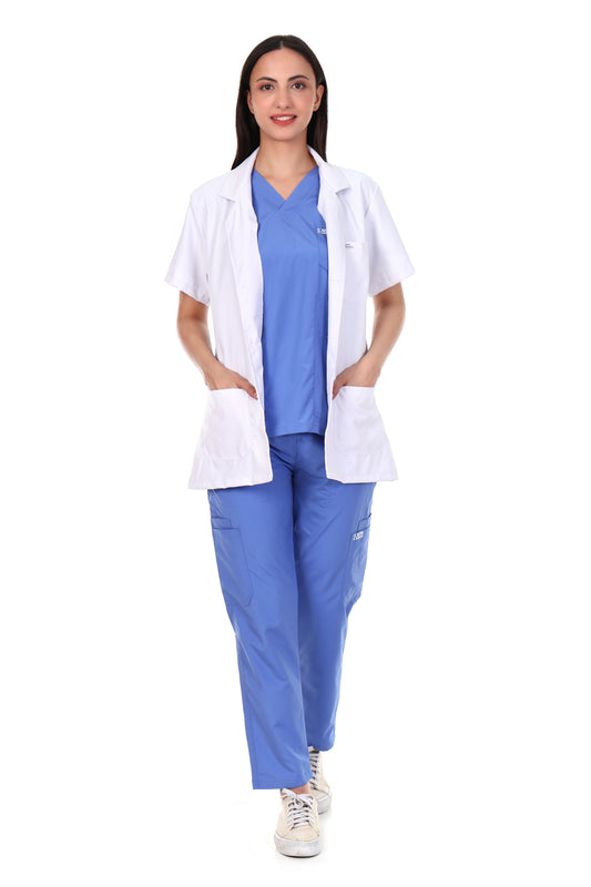 Safe Drapes Women's Professional Short Sleeve Lab Jacket