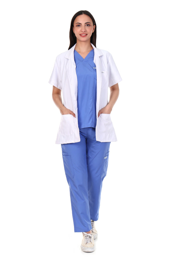 Safe Drapes Women's Professional Short Sleeve Lab Jacket
