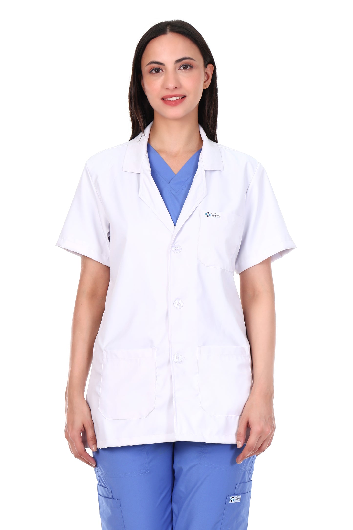 Safe Drapes Women's Professional Short Sleeve Lab Jacket